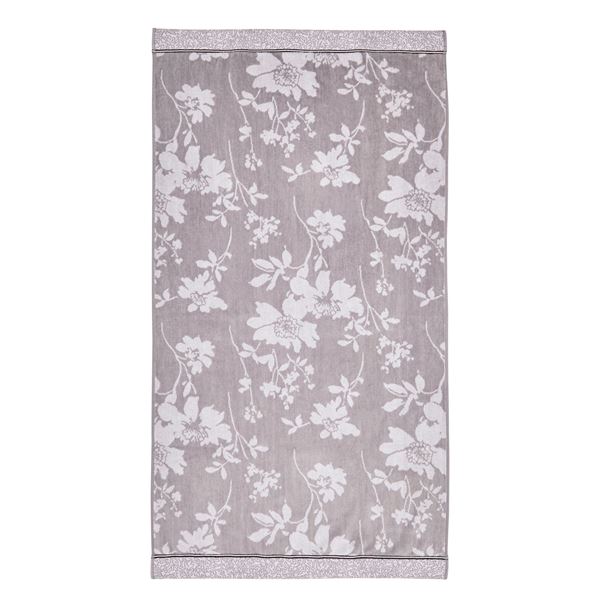 Sefa Bath Mat - White Silver